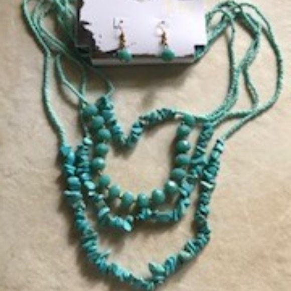 turquoise Necklace Set - Picture 3 of 3